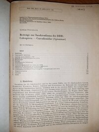 Lothar Dieckmann: Beiträge zur Insektenfauna der DDR: Coleoptera - Curculionidae (Apioninae)