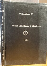 Frej Ossiannilsson: A svéd rovarfauna 7. - Hemiptera 1.