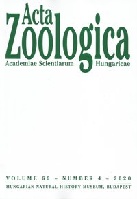 Acta Zoologica Academiae Scientiarum Hungaricae 2020/66. kötet 4. sz.