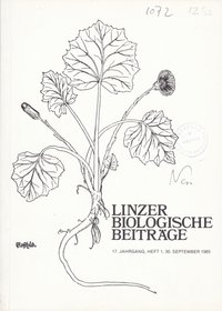 Linzer Biologische Beiträge 1985/17. évf. 1. füzet